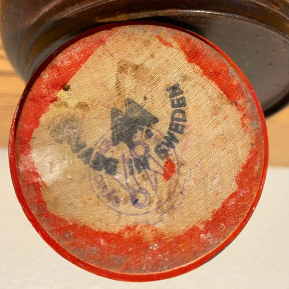 Vintage Wooden Carved Folk Art Figure, Sweden - Picture 4 of 12